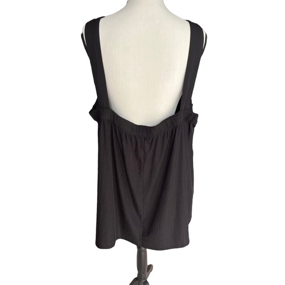 Torrid Crepe Cage Neck Swing Top - Picture 2 of 5